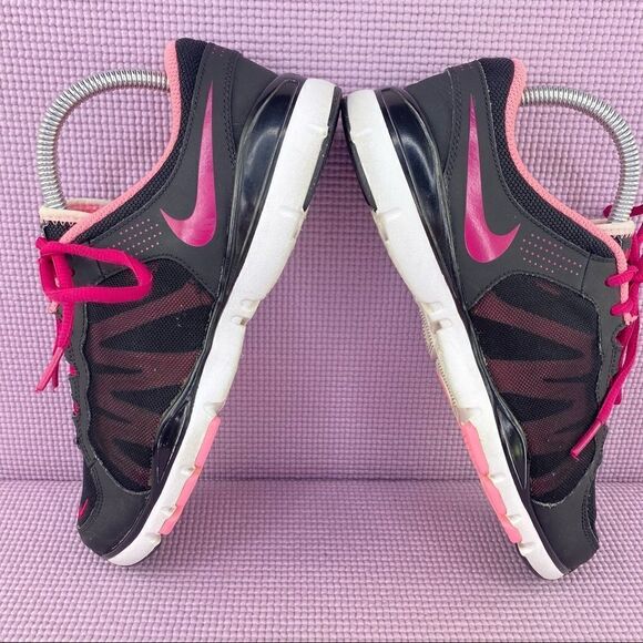 Nike Flex Trainer 2 TR2 Women’s Running Shoes Black Pink Size 8 511332-015 - Picture 3 of 11